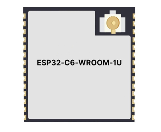 功能強大的ESP32-C6-WROOM-1U-N8 通用型Wi-Fi、IEEE 802.15.4和藍牙LE模塊