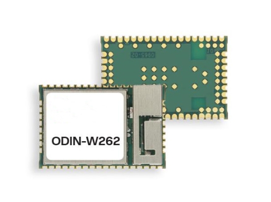 ODIN-W262-06B u-blox帶內(nèi)置天線(xiàn)的獨(dú)立雙頻Wi-Fi和藍(lán)牙模塊