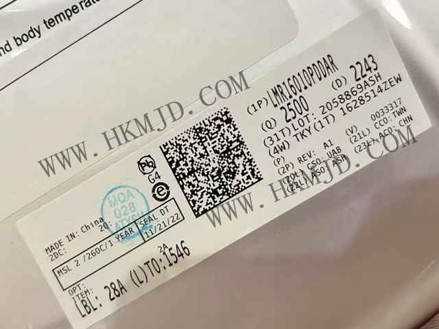 LMR16010PDDAR(TI): SIMPLE SWITCHER? 60V、1A 降壓轉換器（IQ 為 40μA）
