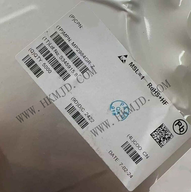 [供應(yīng)] MP2984GR (MPS) 36V，四開(kāi)關(guān)同步降壓-升壓型控制器
