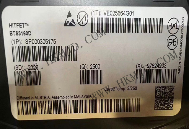 供應(yīng) 英飛凌 BTS3160D 單通道智能低側(cè)功率開(kāi)關(guān)，帶保護(hù)功能