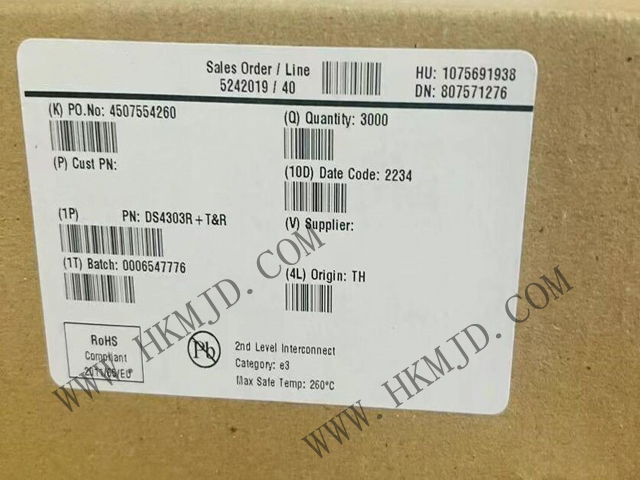 供應 Maxim DS4303R 電子可編程電壓基準，適用于自動工廠校準