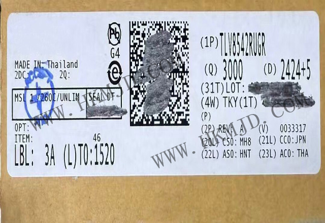 [供應 TI 放大器] TLV8542RUGR 500nA，RRIO 運算放大器