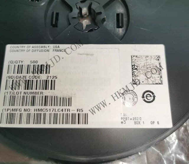 ADI HMC517LC4TR 高動態(tài)范圍砷化鎵 pHEMT MMIC 低噪聲放大器