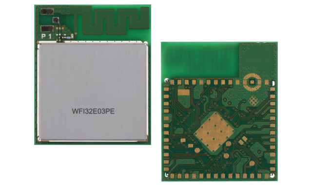 基于PIC32MZ2051-W1 SoC而打造的 Microchip WFI32E03PE-I Wi-Fi? MCU模塊